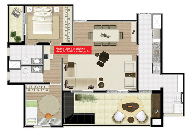 Apartamento à venda com 2 quartos, 101m² - Foto 10