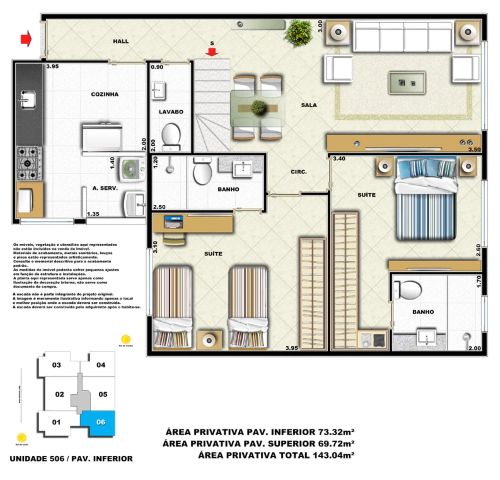 Apartamento à venda com 2 quartos, 81m² - Foto 23