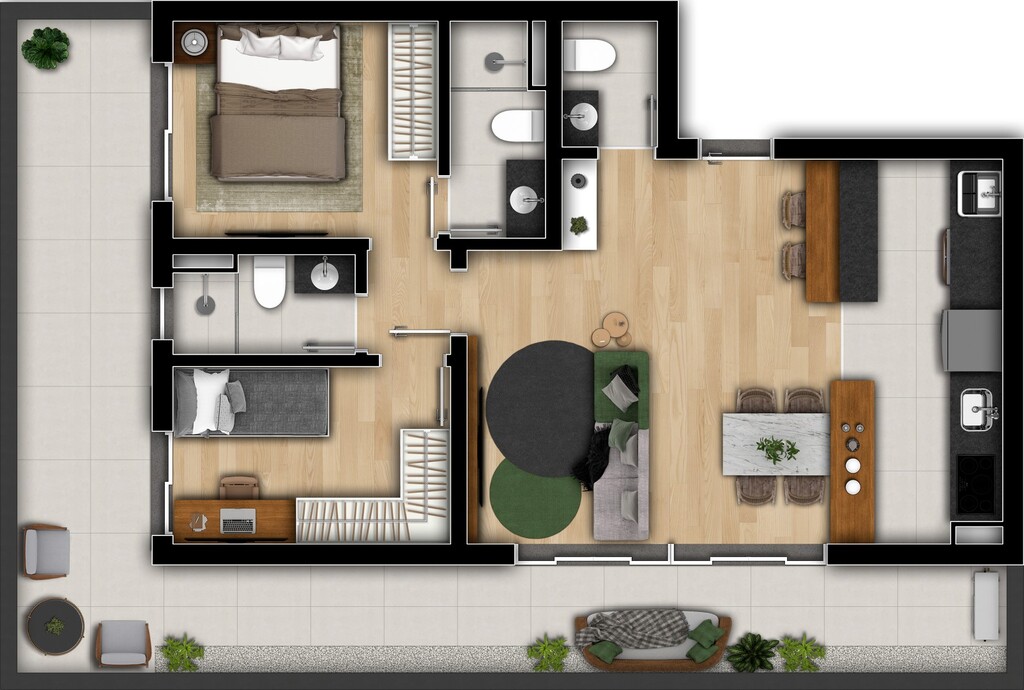 Apartamento à venda com 1 quarto, 30m² - Foto 31