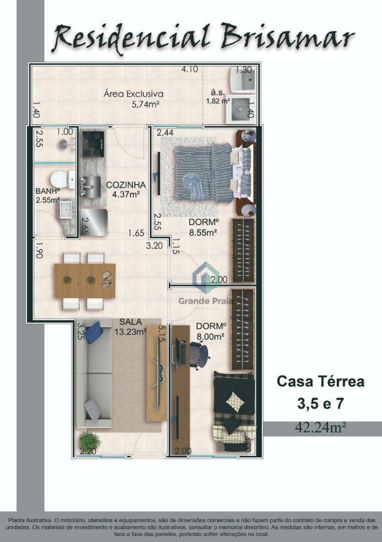 Casa à venda com 2 quartos, 47m² - Foto 8