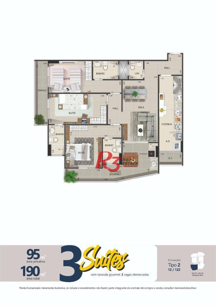 Apartamento à venda com 3 quartos, 101m² - Foto 12