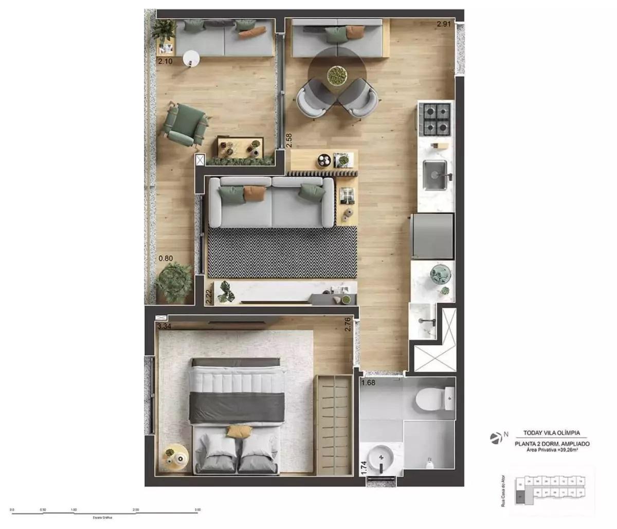 Apartamento à venda com 2 quartos, 2539m² - Foto 29