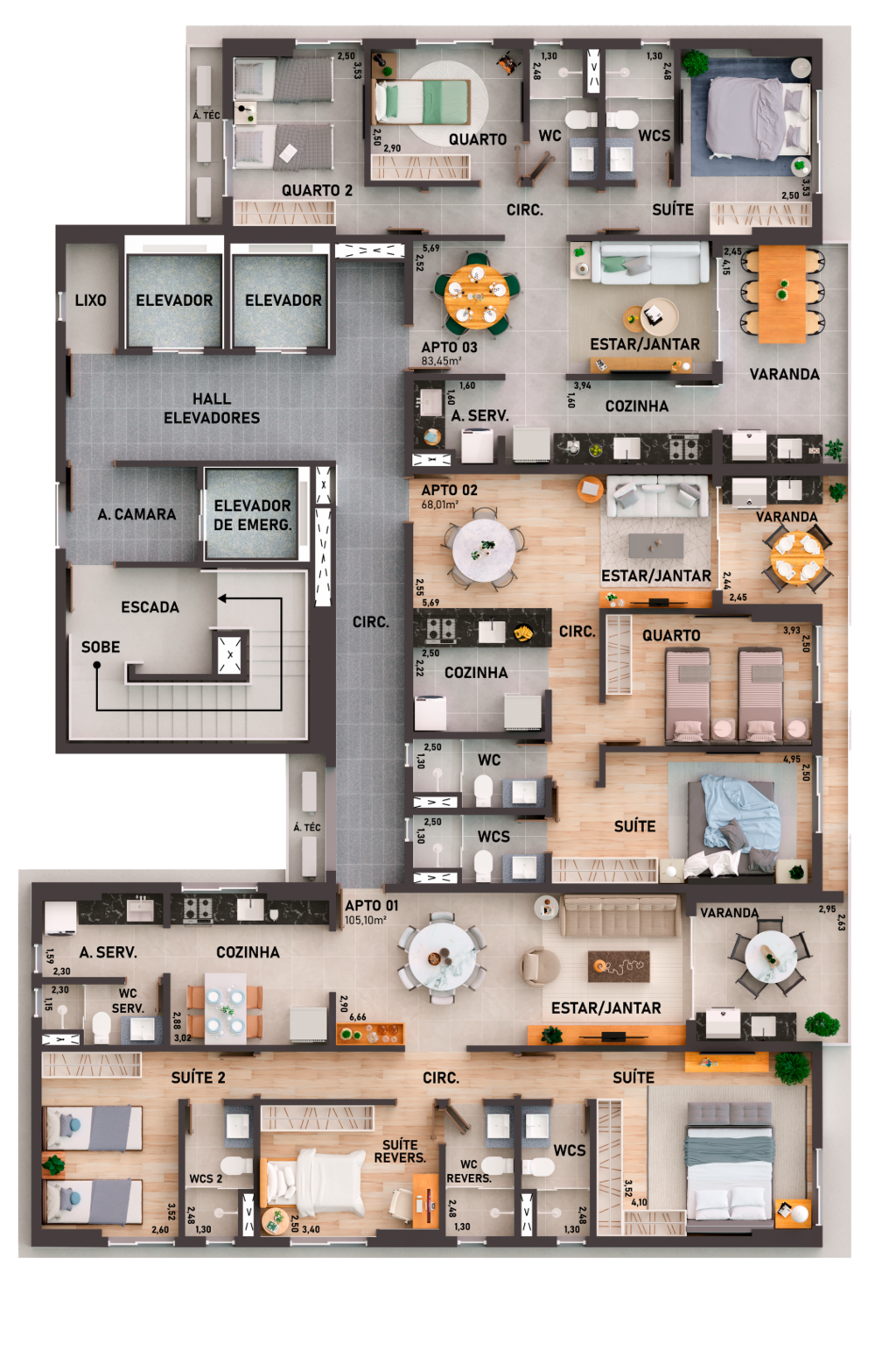 Apartamento à venda com 2 quartos, 6801m² - Foto 26