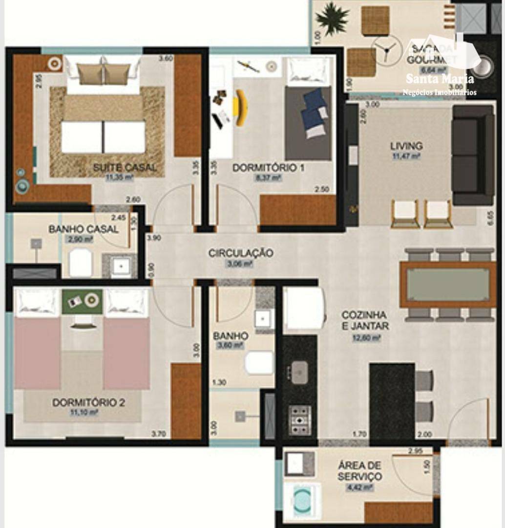 Apartamento à venda com 3 quartos, 85m² - Foto 14