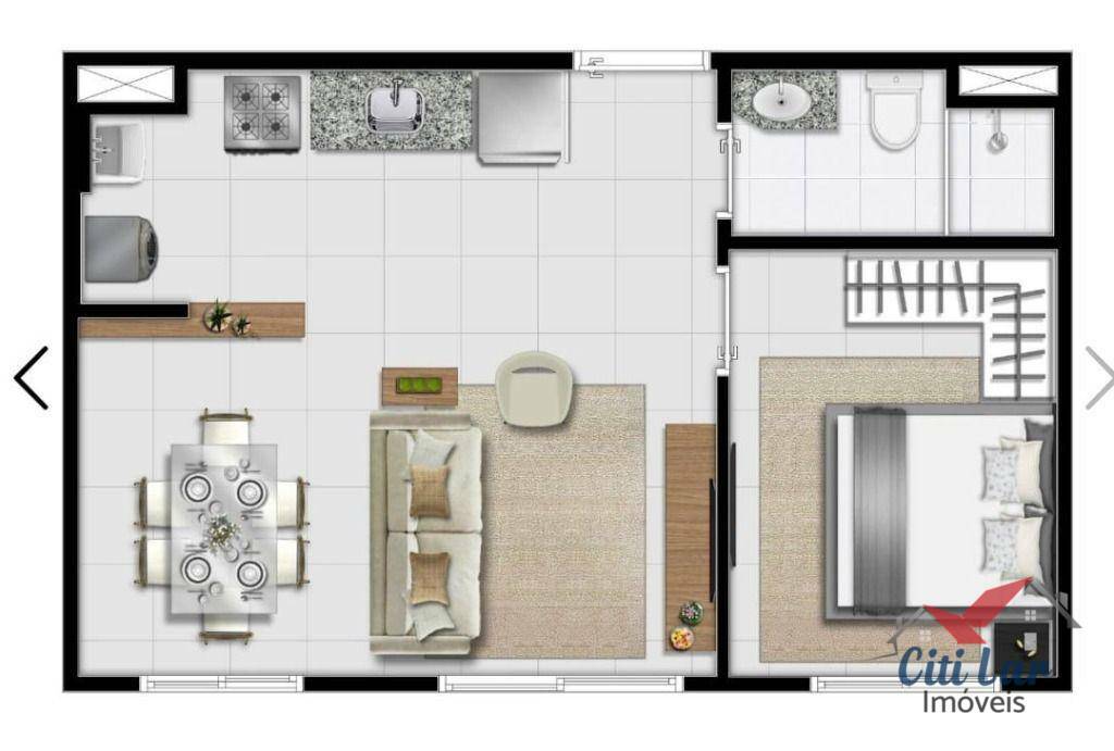 Apartamento à venda e aluguel com 1 quarto, 37m² - Foto 17