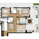 Apartamento à venda com 3 quartos, 125m² - Foto 2