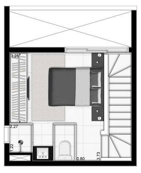 Apartamento à venda com 1 quarto, 25m² - Foto 7