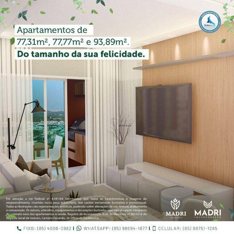 Apartamento à venda com 3 quartos, 93m² - Foto 3