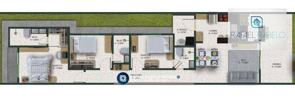 Casa à venda com 3 quartos, 100m² - Foto 4