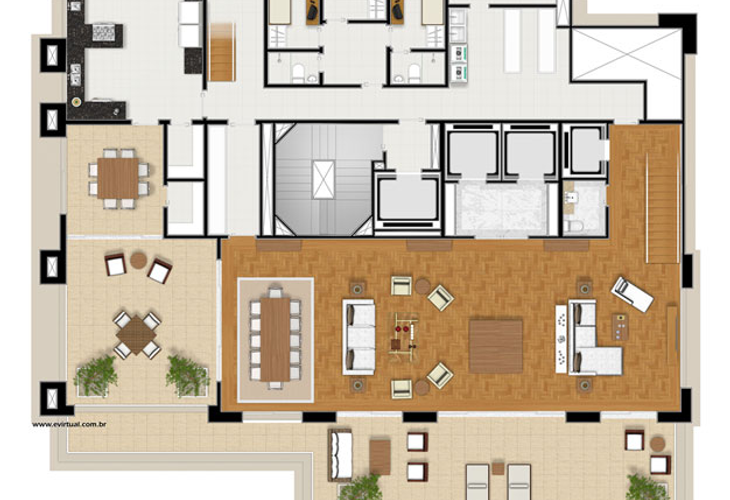 Apartamento à venda com 4 quartos, 818m² - Foto 5