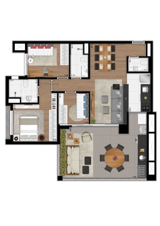 Apartamento à venda com 3 quartos, 97m² - Foto 30