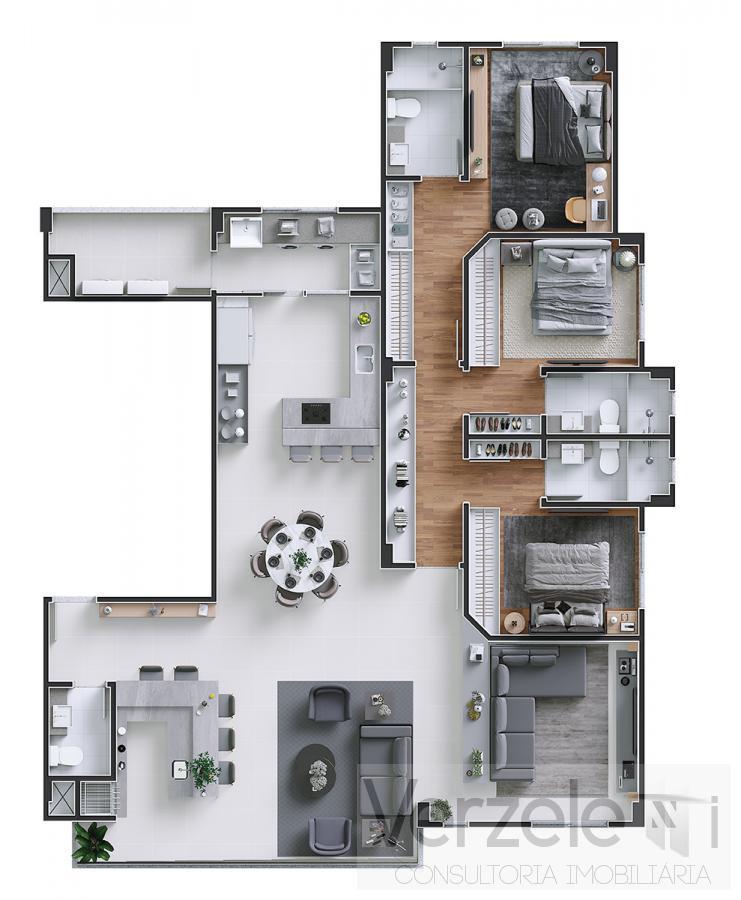 Apartamento à venda com 4 quartos, 138m² - Foto 9