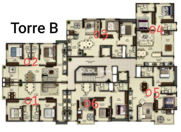 Apartamento à venda com 2 quartos, 69m² - Foto 9