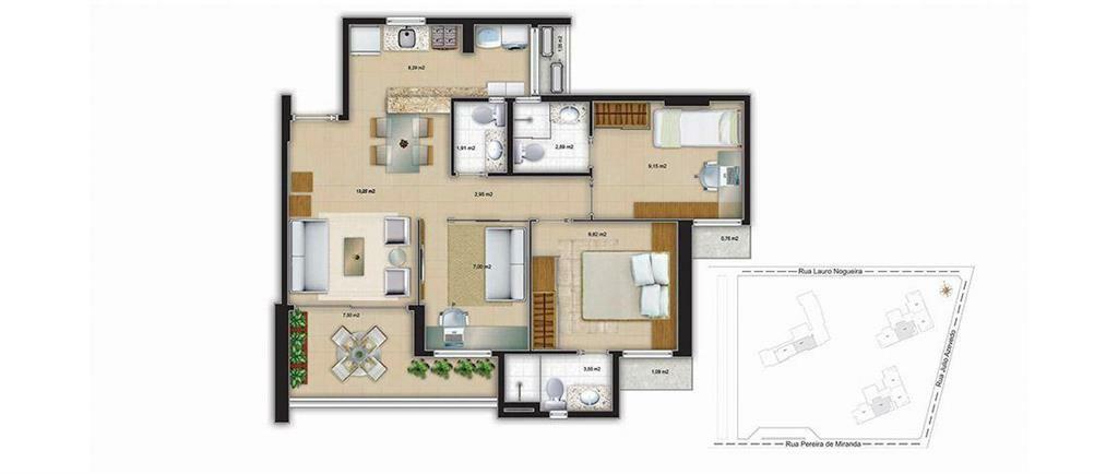 Apartamento à venda com 2 quartos, 58m² - Foto 22