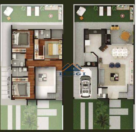 Casa de Condomínio à venda com 3 quartos, 140m² - Foto 2