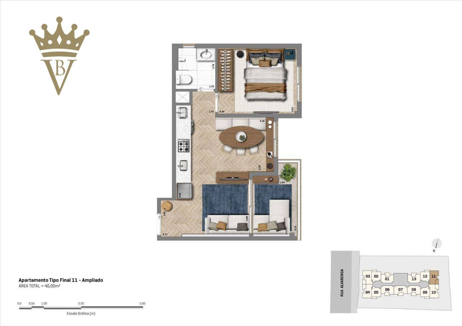 Apartamento à venda com 2 quartos, 40m² - Foto 19