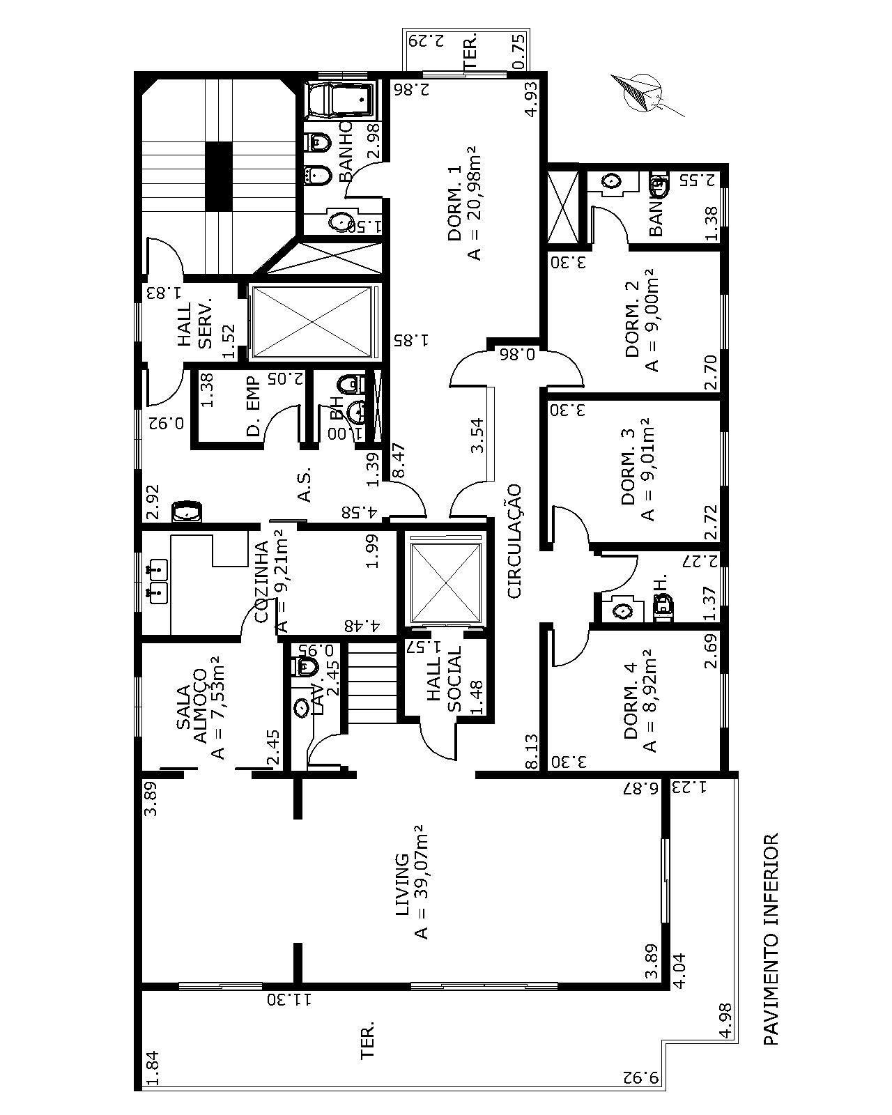 Apartamento à venda com 4 quartos, 195m² - Foto 6