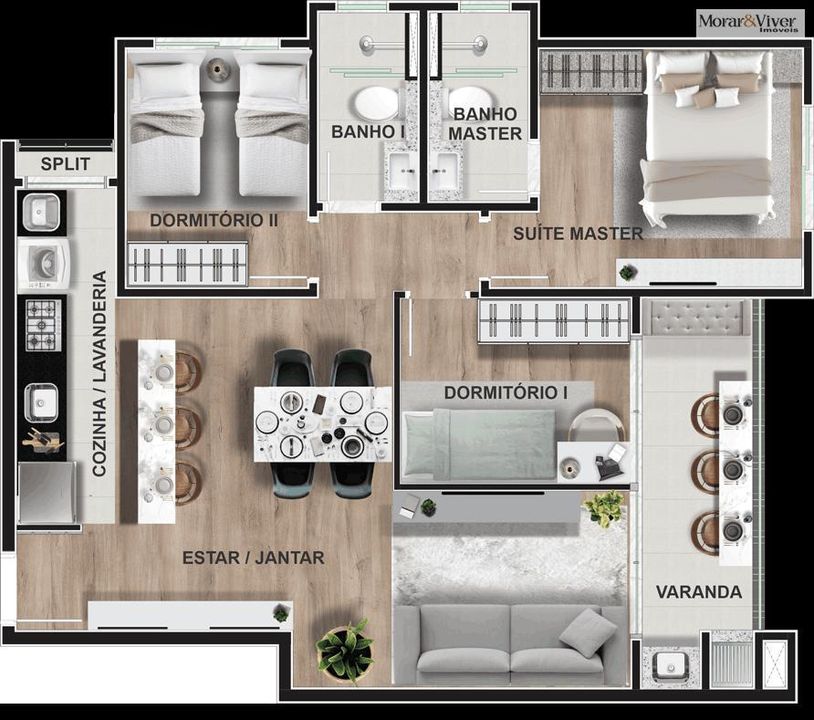Apartamento à venda com 2 quartos, 48m² - Foto 20