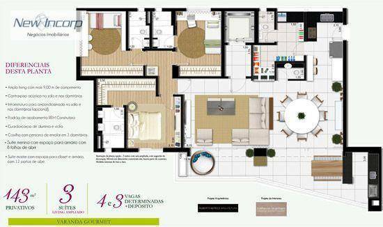 Apartamento à venda com 3 quartos, 143m² - Foto 20