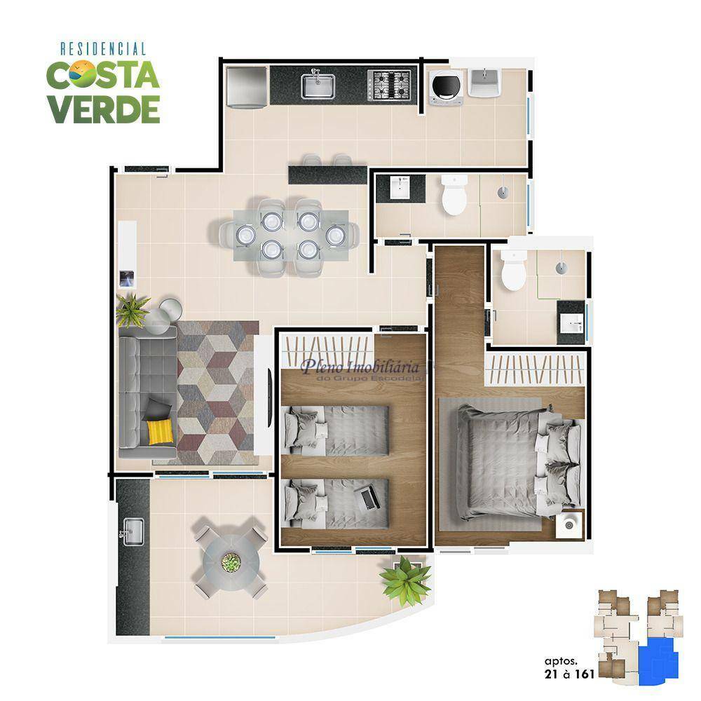 Apartamento à venda com 2 quartos, 70m² - Foto 20