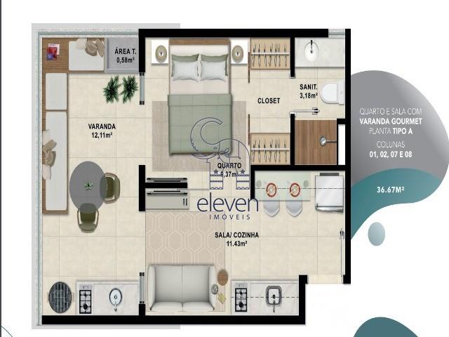 Apartamento à venda com 1 quarto, 22m² - Foto 12