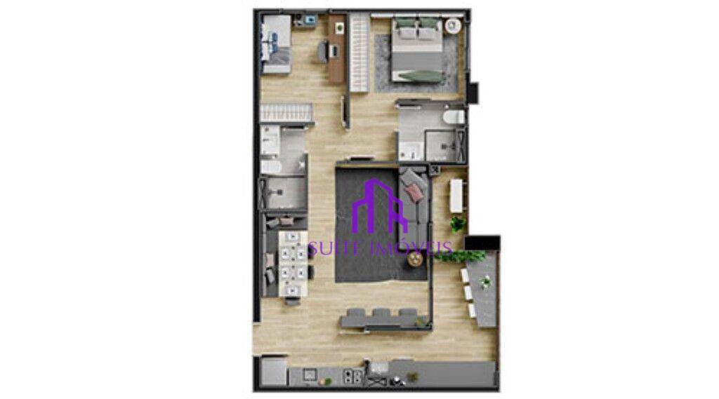 Apartamento à venda com 3 quartos, 95m² - Foto 5