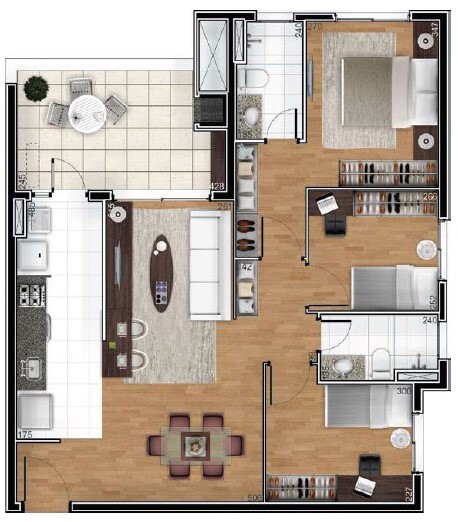 Cobertura à venda com 3 quartos, 108m² - Foto 47