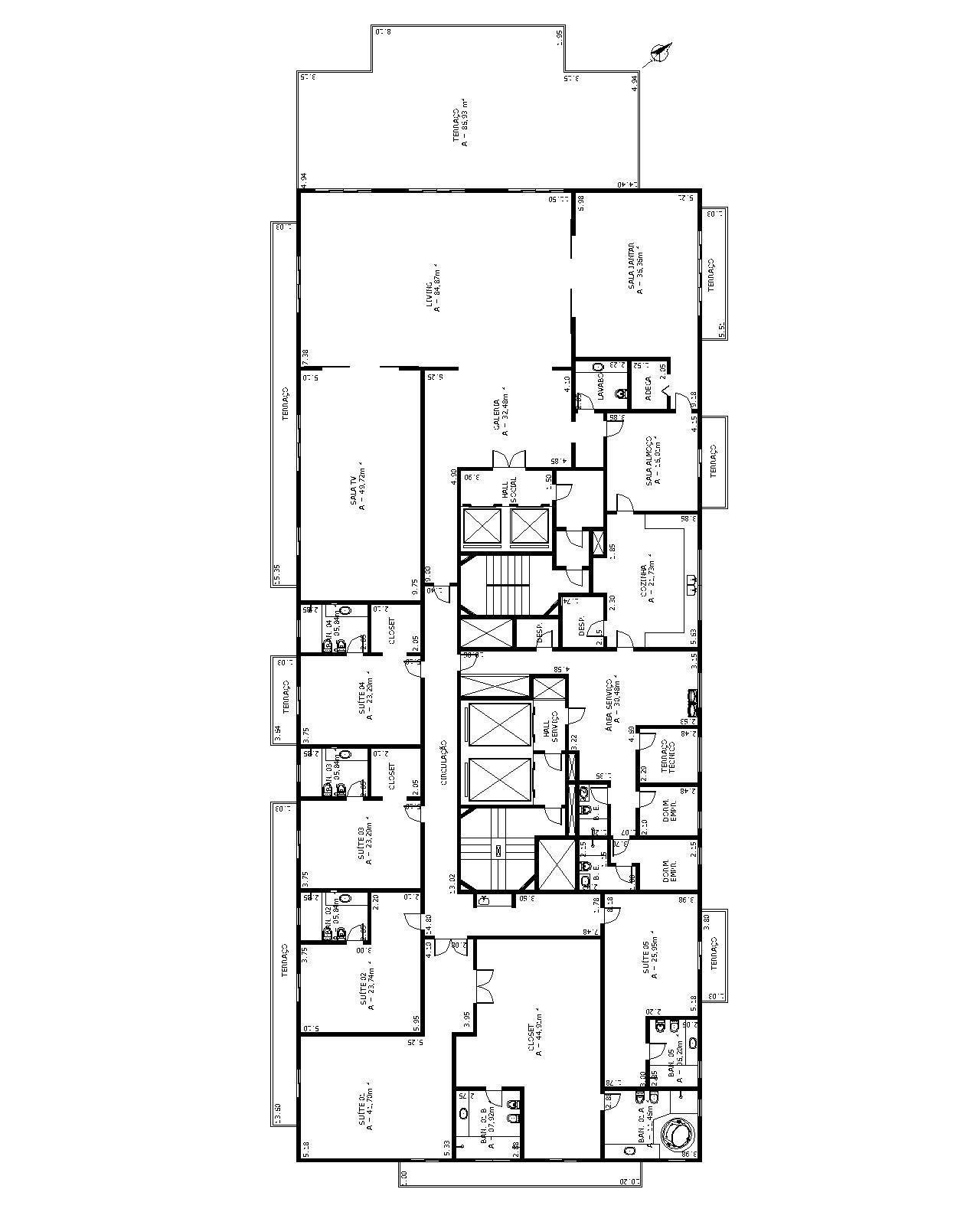 Apartamento à venda com 5 quartos, 753m² - Foto 2