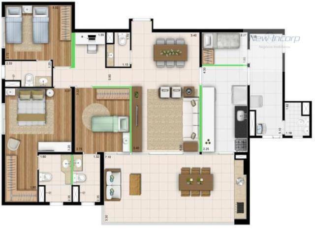 Apartamento à venda com 3 quartos, 138m² - Foto 52