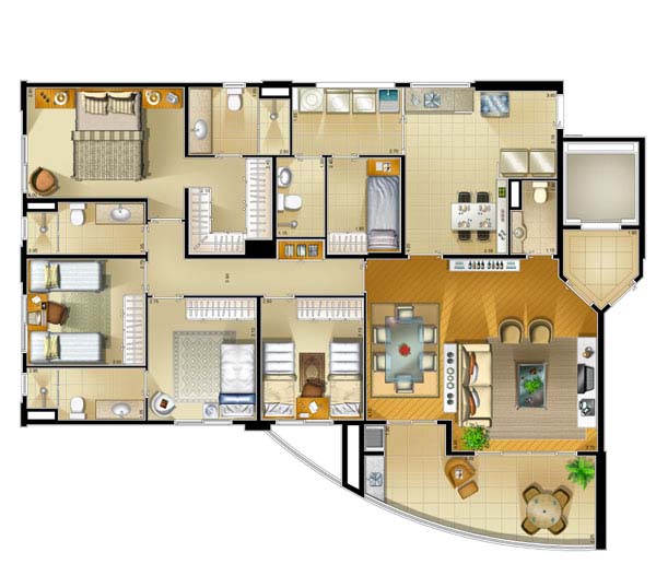 Apartamento à venda com 4 quartos, 142m² - Foto 10