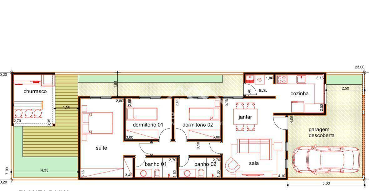 Casa à venda com 3 quartos, 96m² - Foto 9