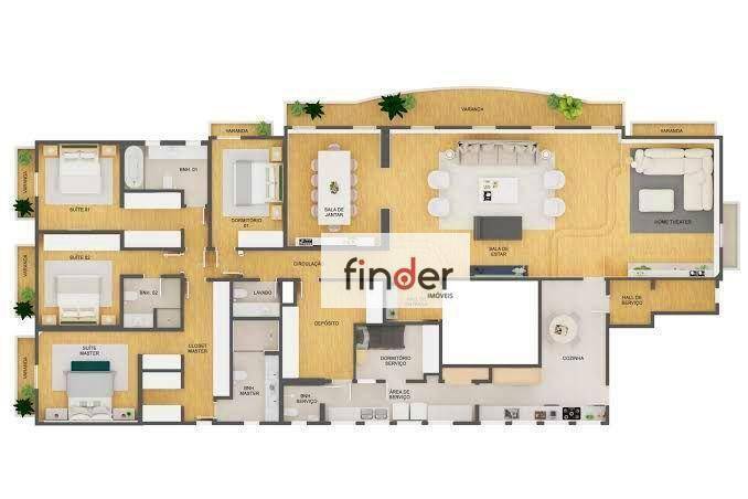 Apartamento à venda com 5 quartos, 336m² - Foto 31