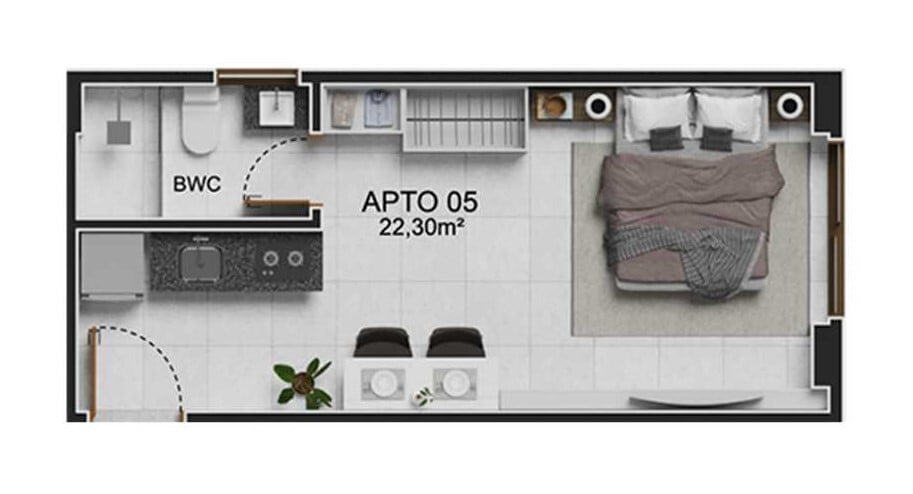 Apartamento à venda com 2 quartos, 60m² - Foto 16