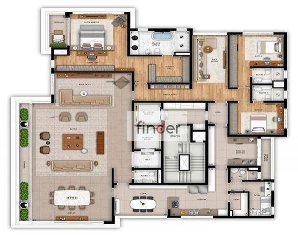 Apartamento à venda com 4 quartos, 355m² - Foto 7