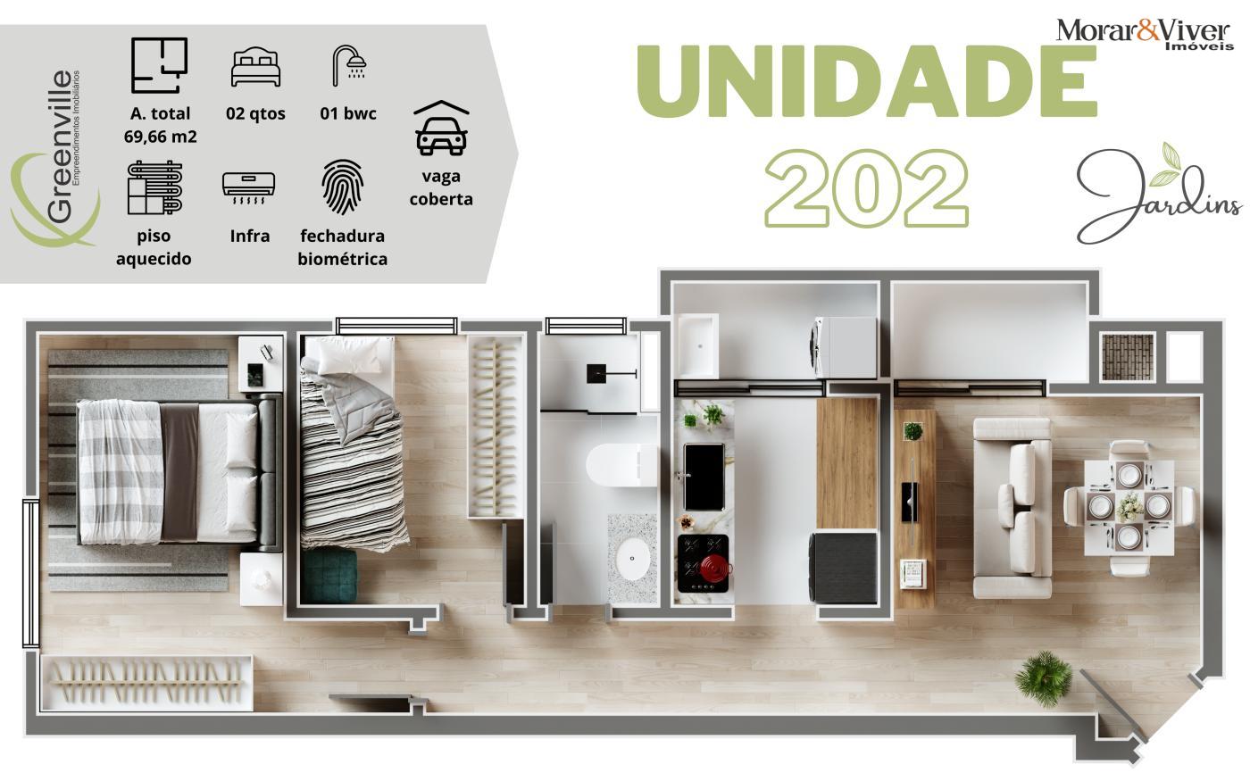 Apartamento à venda com 2 quartos, 49m² - Foto 7