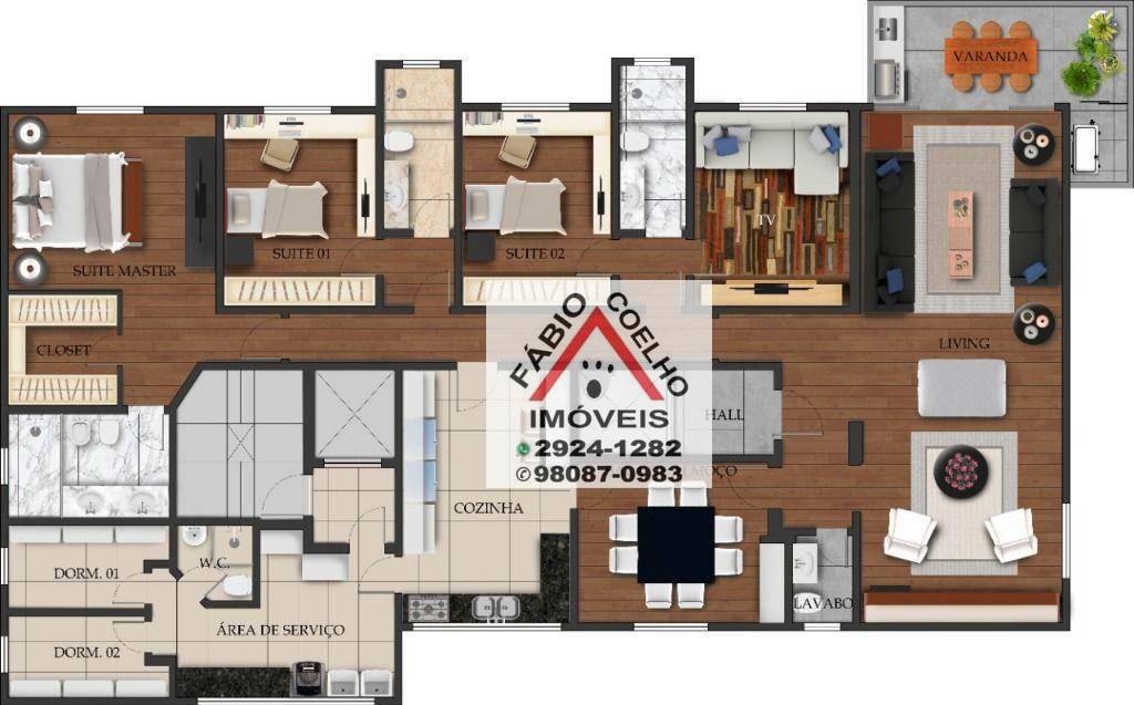 Apartamento à venda com 4 quartos, 230m² - Foto 10