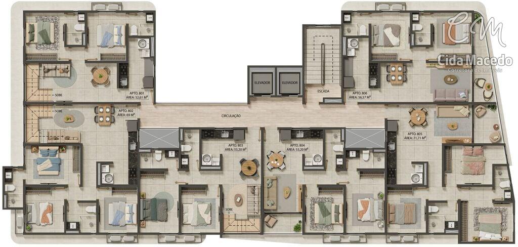 Cobertura à venda com 4 quartos, 125m² - Foto 21