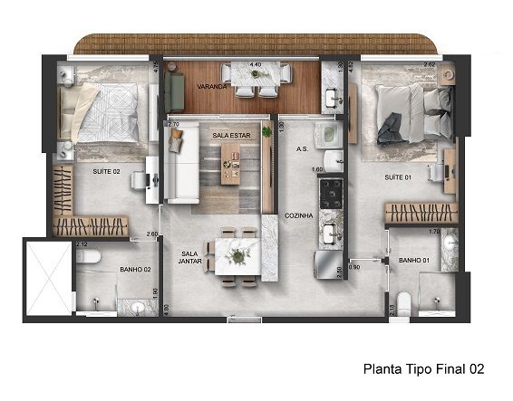 Apartamento à venda com 3 quartos, 82m² - Foto 64