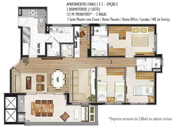 Apartamento à venda com 4 quartos, 117m² - Foto 7