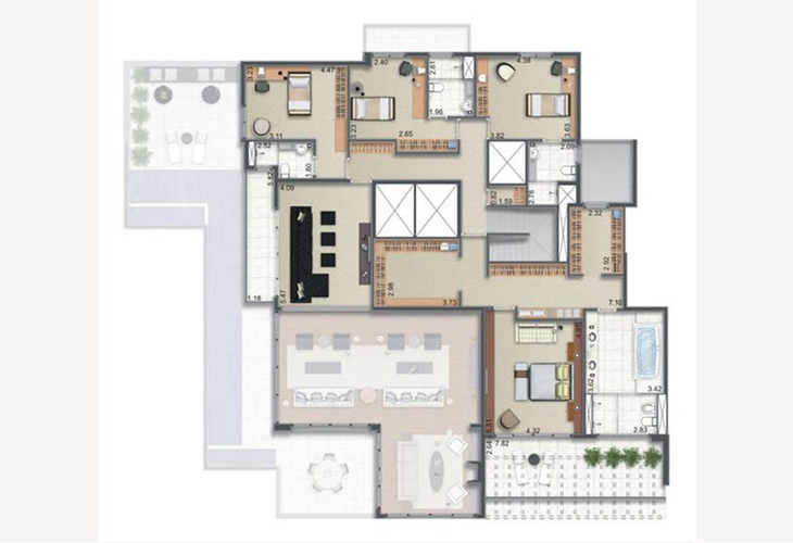 Apartamento à venda com 4 quartos, 332m² - Foto 17