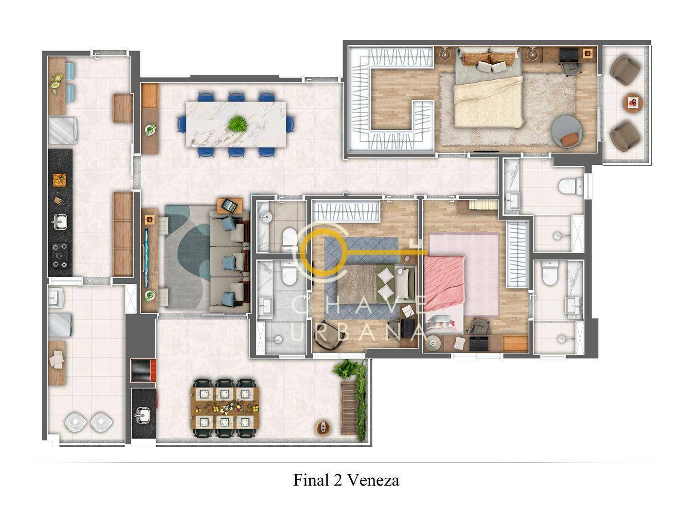 Apartamento à venda com 3 quartos, 116m² - Foto 57