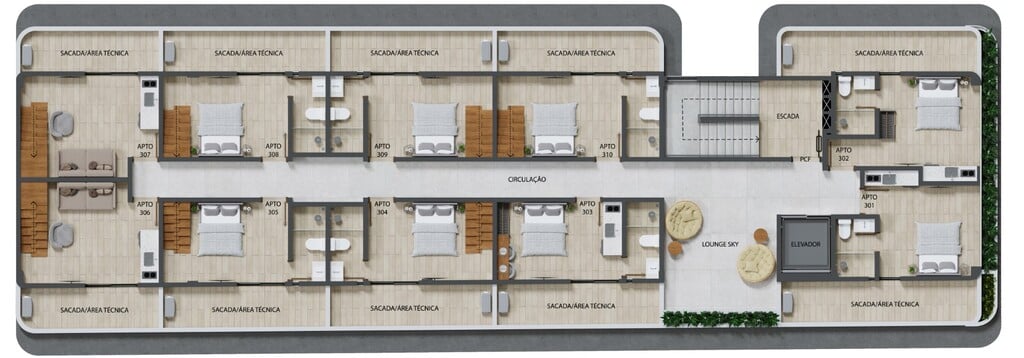 Apartamento à venda com 1 quarto, 22m² - Foto 14