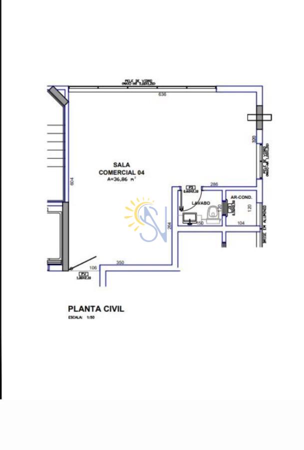 Conjunto Comercial-Sala para alugar, 47m² - Foto 9