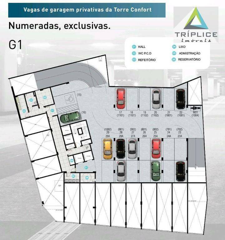 Apartamento à venda com 3 quartos, 61m² - Foto 39