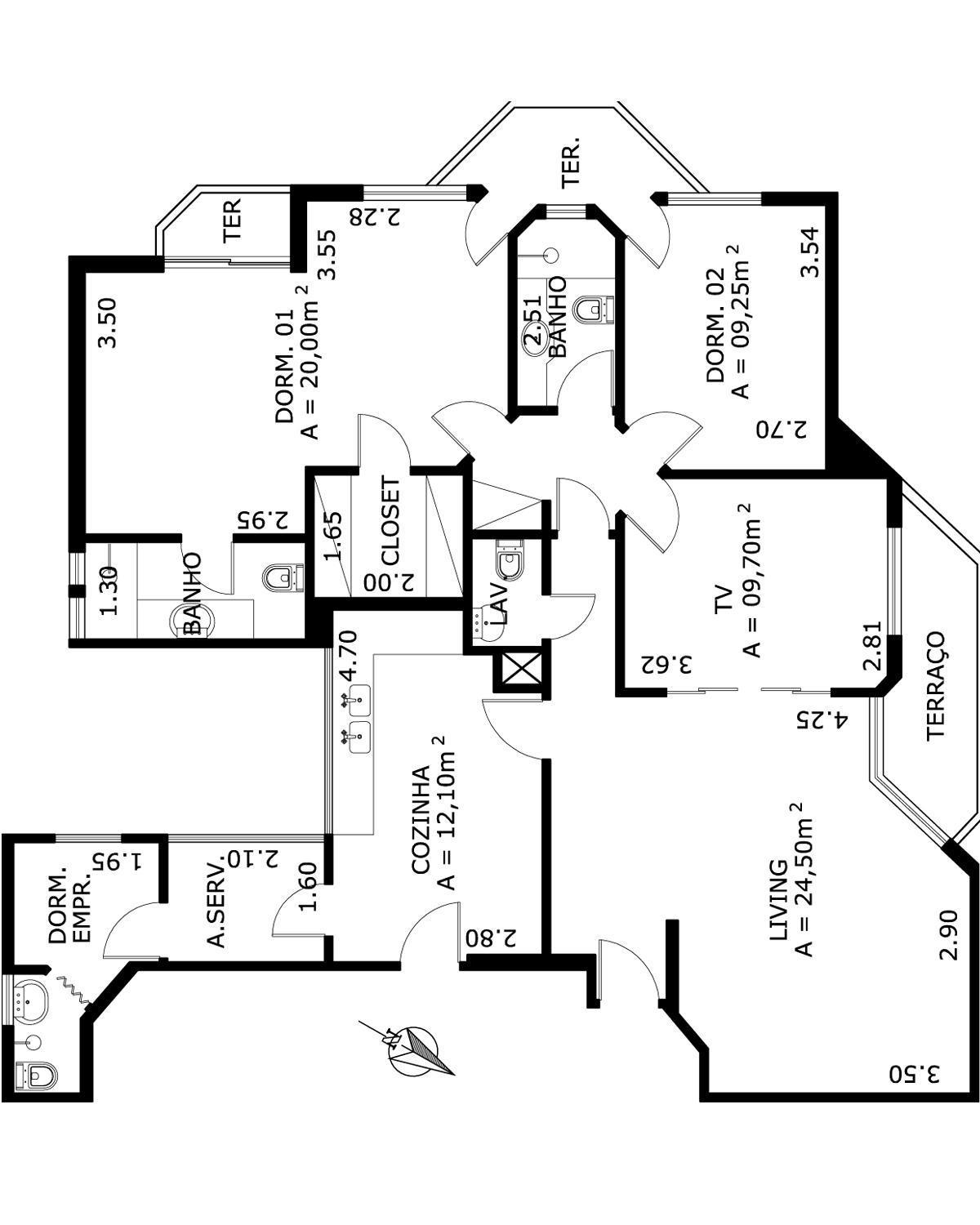 Apartamento à venda com 4 quartos, 120m² - Foto 11