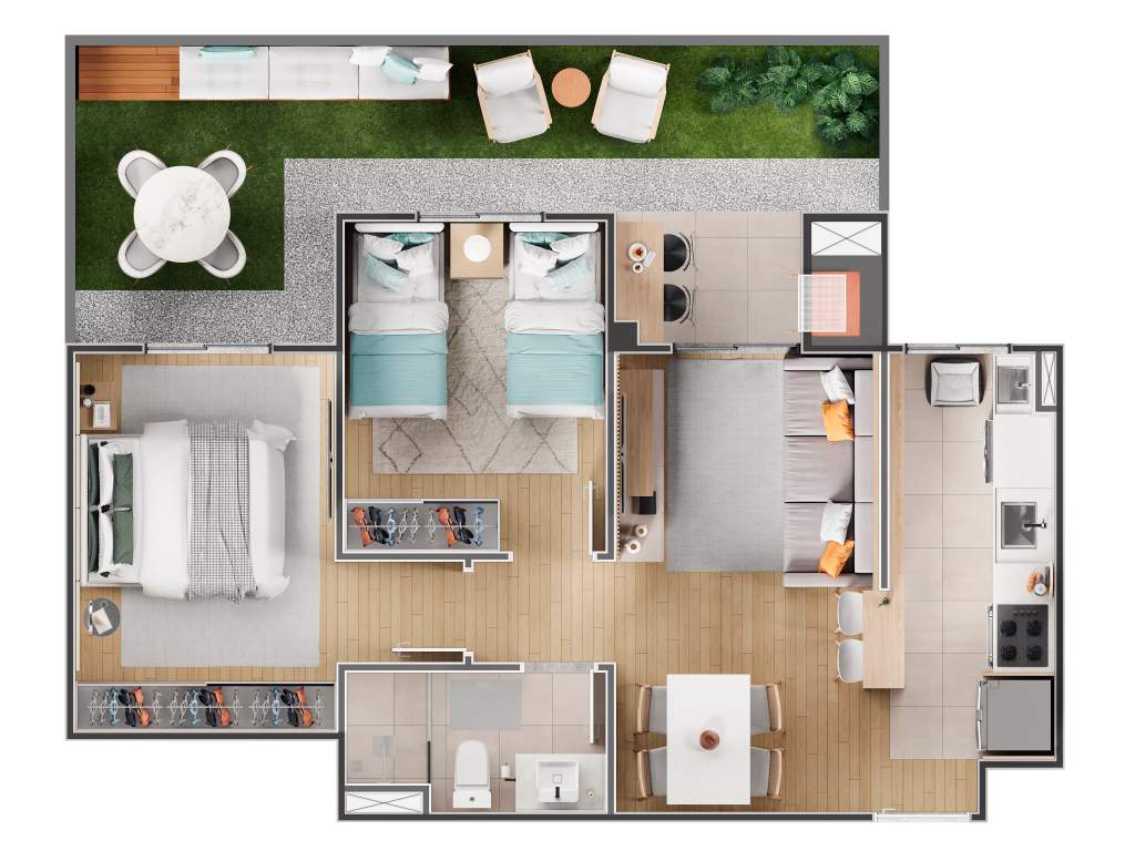 Apartamento, 2 quartos, 46 m² - Foto 25