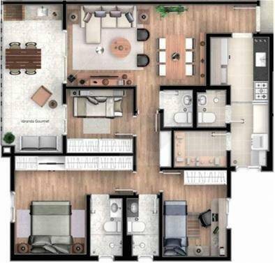 Apartamento à venda com 3 quartos, 100m² - Foto 49