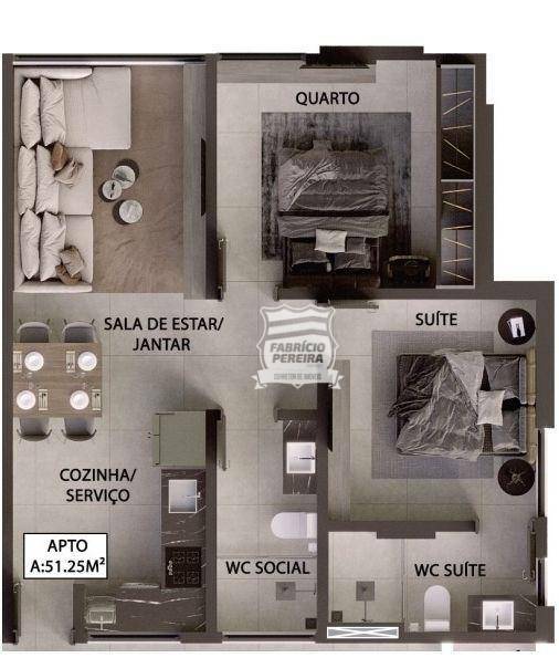 Apartamento à venda com 2 quartos, 53m² - Foto 45