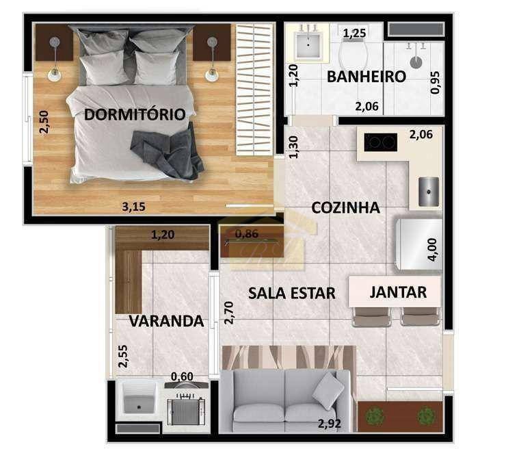 Apartamento à venda com 1 quarto, 28m² - Foto 32