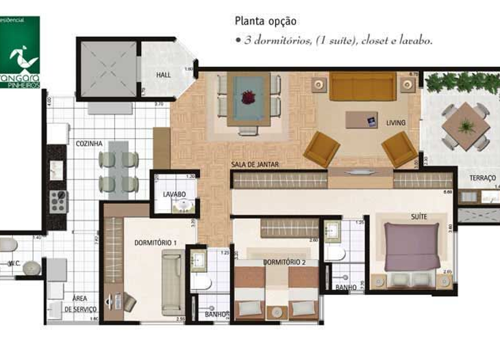 Apartamento à venda com 3 quartos, 103m² - Foto 15